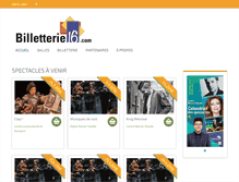 Tablet Screenshot of billetterie16.com